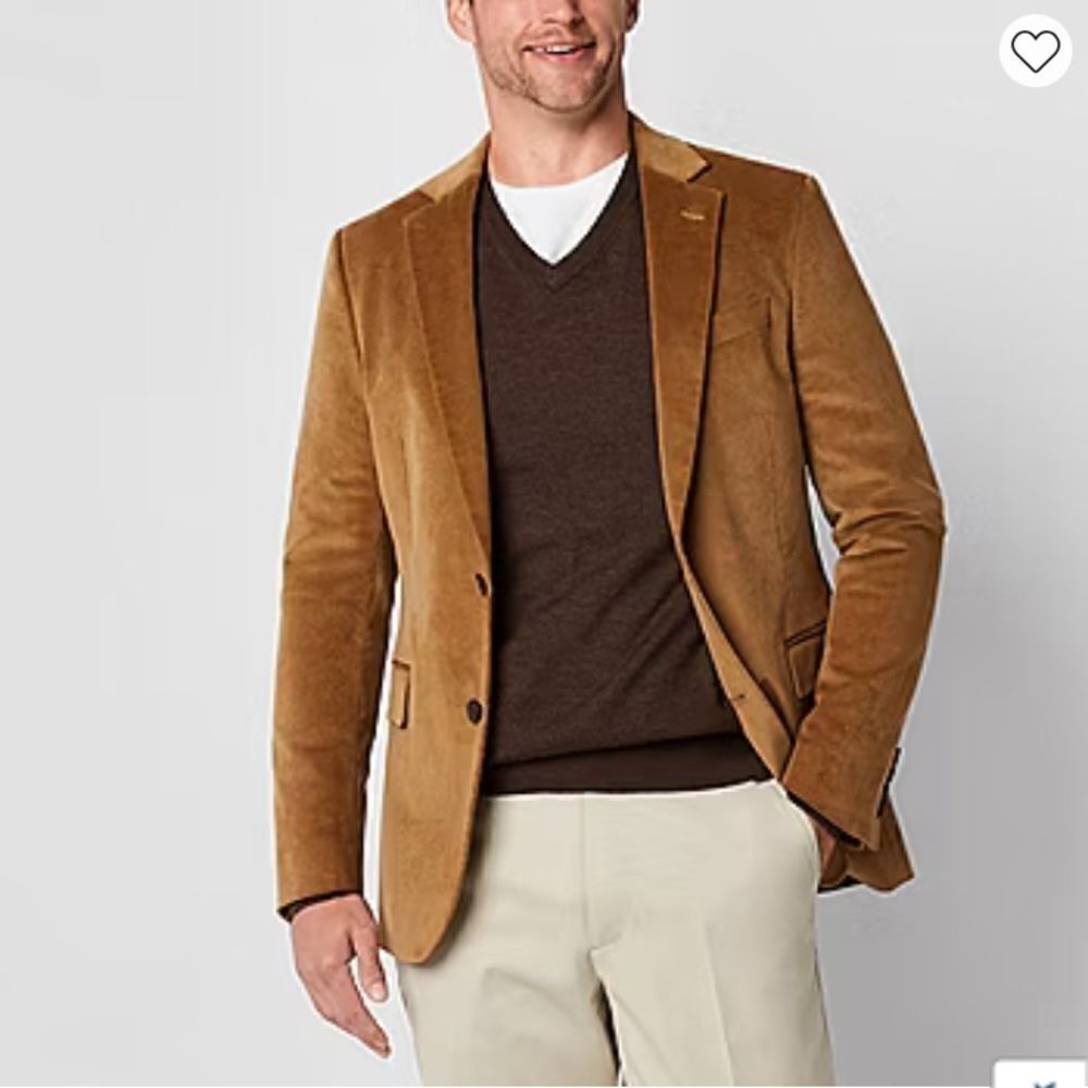 Take 50% OFF- Stafford Corduroy Men’s Classic Fit Sport Coat, Size-44L